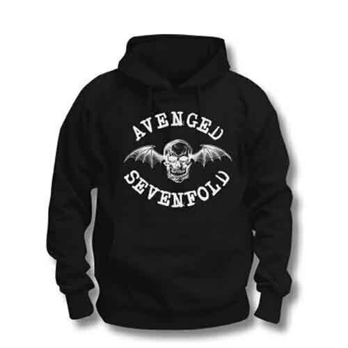 Hoodie Avenged Sevenfold Logo Black 2XL Hoodie