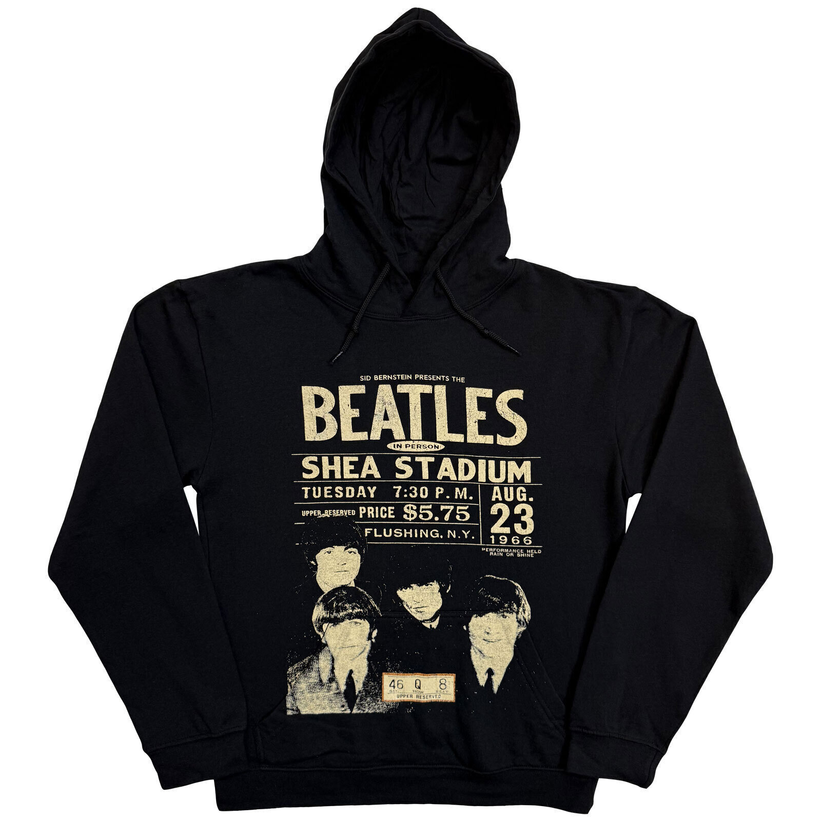 Majica The Beatles Shea '66 Black L Majica