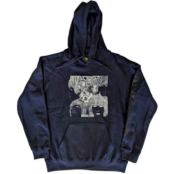 Hoodie The Beatles Reverse Revolver (Sleeve Print) Navy Blue 2XL Hoodie - 1