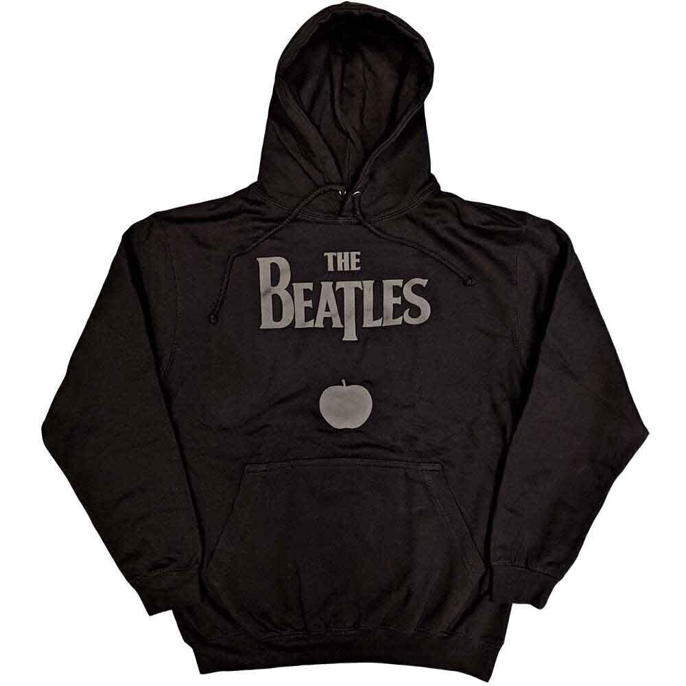 Hoodie The Beatles Drop T Logo & Apple (Hi-Build) Black 2XL Hoodie
