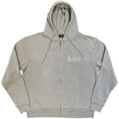 Hoodie The Beatles White Album (Back Print) Marl Grey L Hoodie
