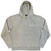 Hoodie The Beatles White Album (Back Print) Marl Grey XL Hoodie