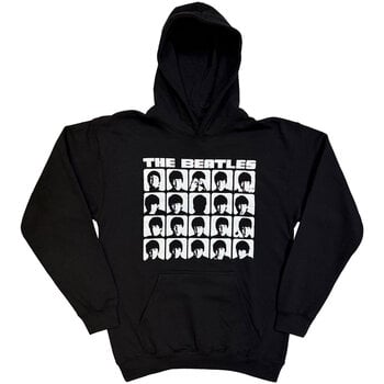 Hoodie The Beatles Hard Days Night Faces Mono Black L Hoodie - 1