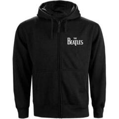 Capuchon The Beatles Drop T Logo (Back Print) Black S Dames Capuchon