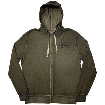 Hoodie The Beatles Apple Logo Stone Wash Khaki Green M Hoodie - 1