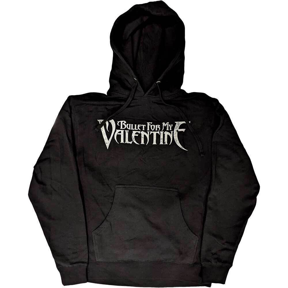 Hoodie Bullet For My Valentine Logo & Raven (Back Print) Black XL Hoodie