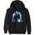 Hoodie Billie Eilish Neon Shadow Blue Black M Hoodie