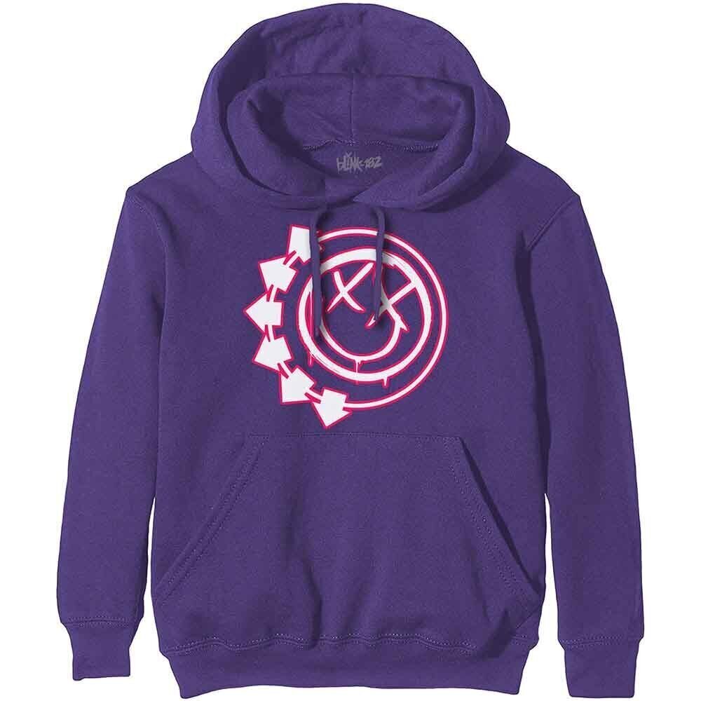 Mikina Blink-182 Six Arrow Smile Purple XL Mikina