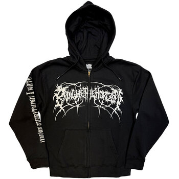 Hoodie Bring Me The Horizon Metal Logo Genxsis (Back Print) Black S Hoodie - 1