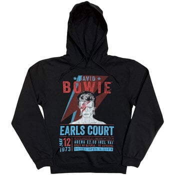 Hoodie David Bowie Earls Court '73 Eco Black M Hoodie - 1