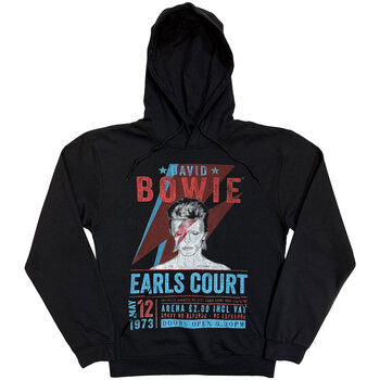 Hoodie David Bowie Earls Court '73 Eco Black XL Hoodie - 1