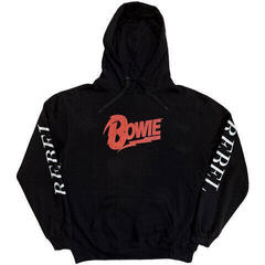 Hoodie David Bowie Rebel Rebel Black XL Hoodie