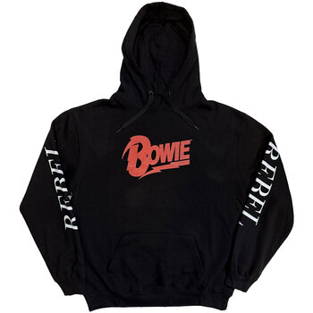 Hoodie David Bowie Rebel Rebel Black XL Hoodie - 1