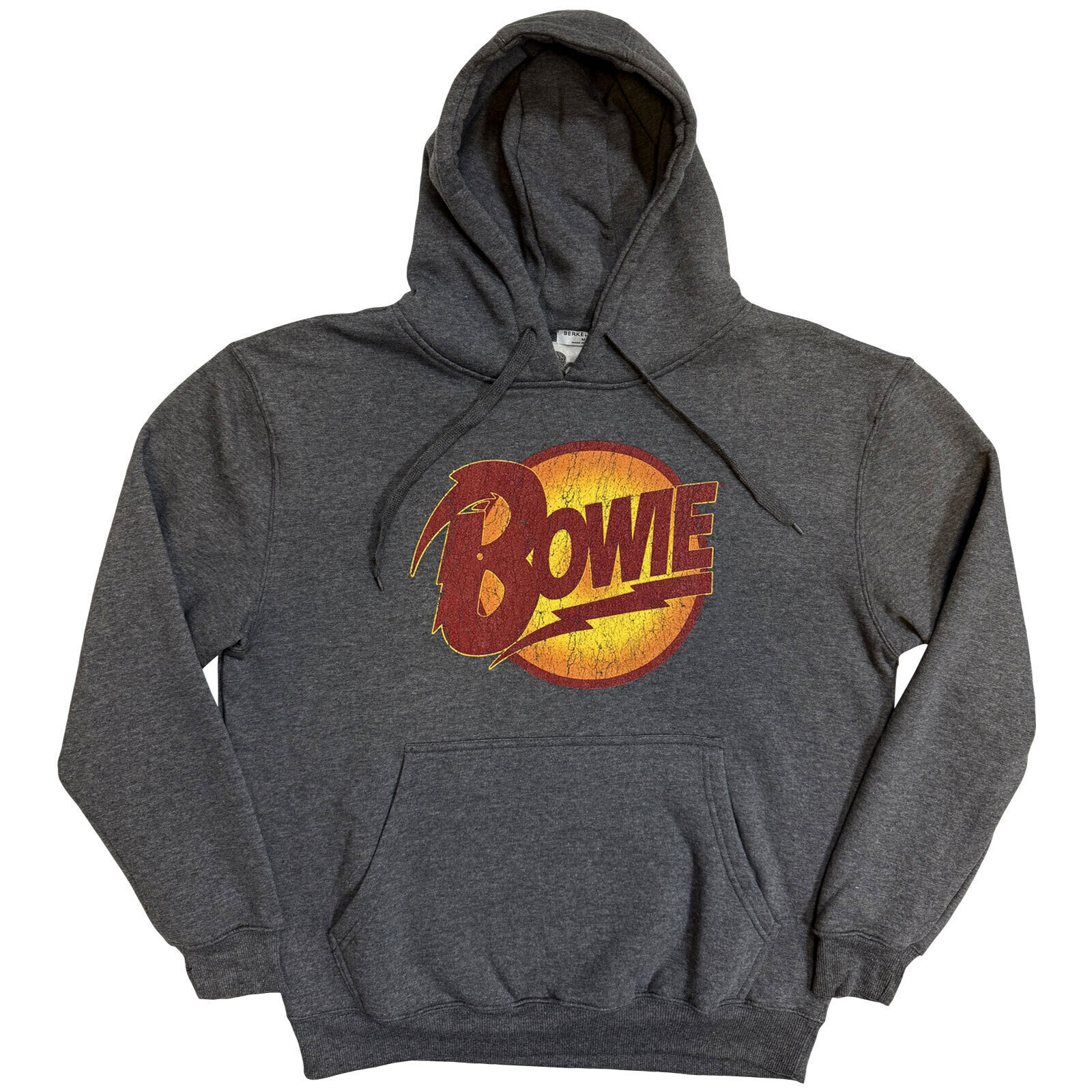 Hoodie David Bowie Vintage Diamond Dogs Logo Gri cărbune L Hoodie