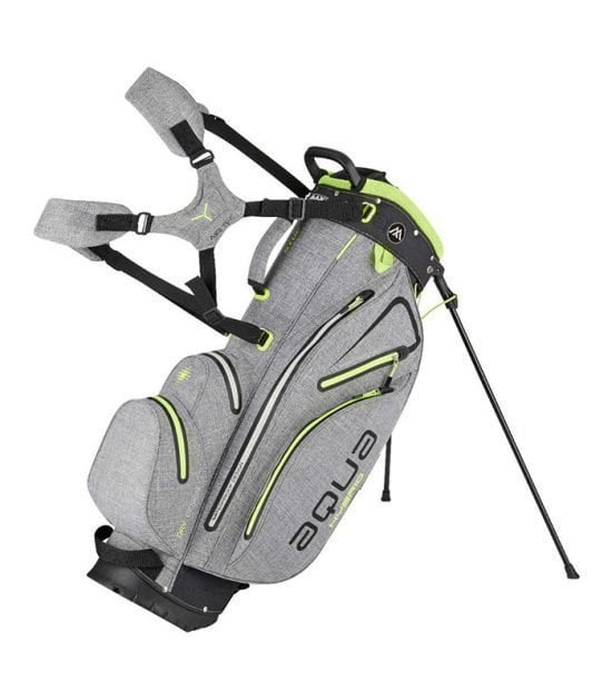 Чантa за голф Big Max Dri Lite Hybrid Storm Silver/Black/Lime Чантa за голф