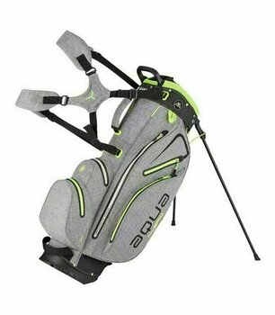 Golfbag Big Max Dri Lite Hybrid Storm Silver/Black/Lime Golfbag - 1