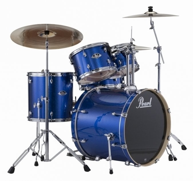 Akoestisch drumstel Pearl EXX725F-C702 Export Electric Blue Sparkle