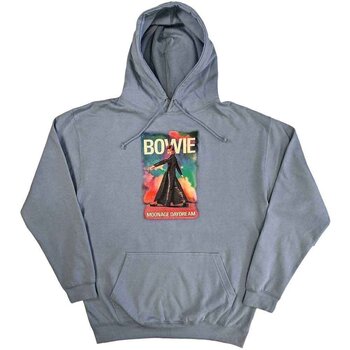 Hoodie David Bowie Moonage 11 Fade Light Blue 2XL Hoodie - 1