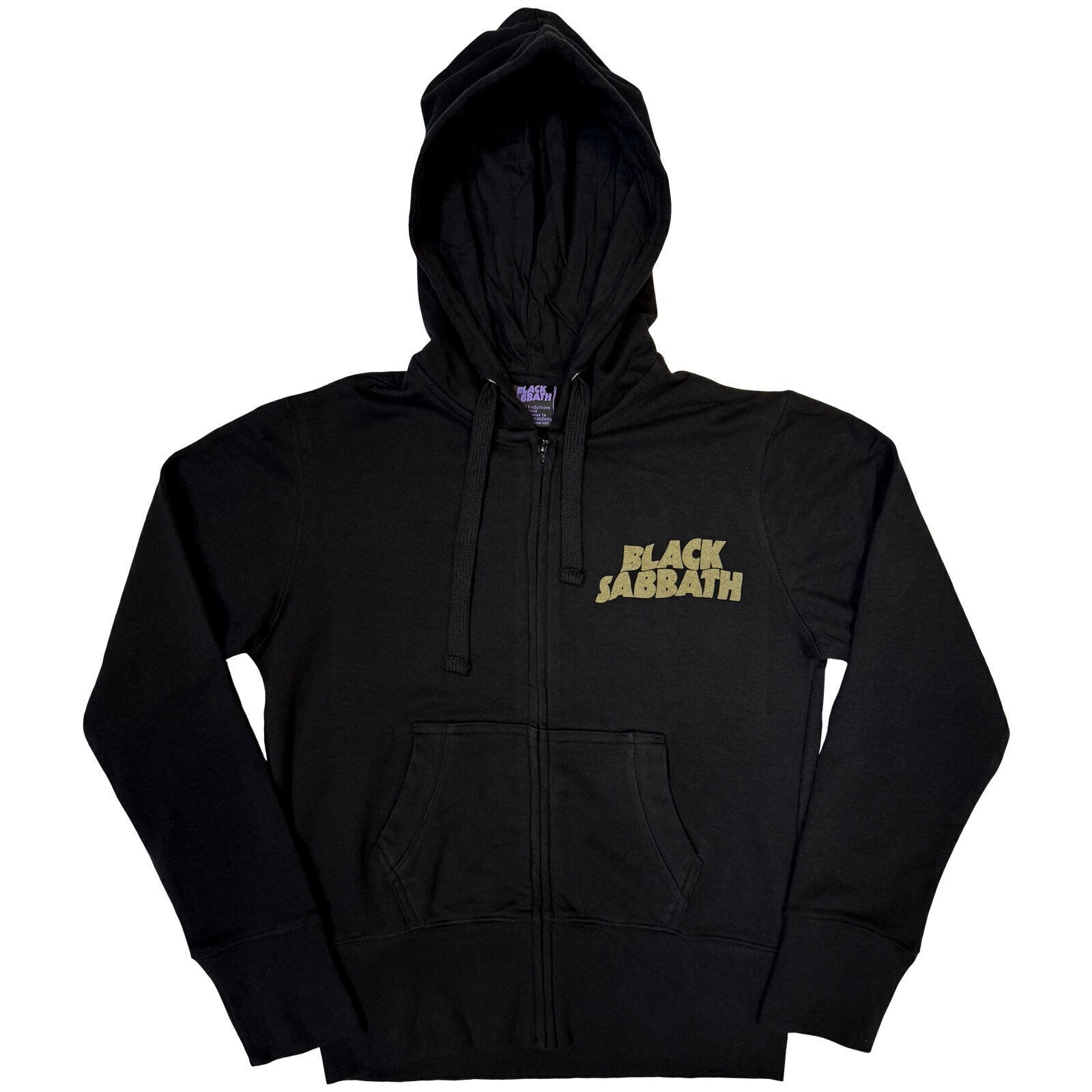 Hoodie Black Sabbath Tour 1978 (Back Print) Black S Damă Hoodie