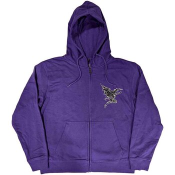 Hoodie Black Sabbath Henry Pocket Logo (Back Print) Purple M Hoodie - 1