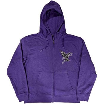 Hoodie Black Sabbath Henry Pocket Logo (Back Print) Purple L Hoodie - 1