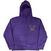 Hoodie Black Sabbath Henry Pocket Logo (Back Print) Purple XL Hoodie