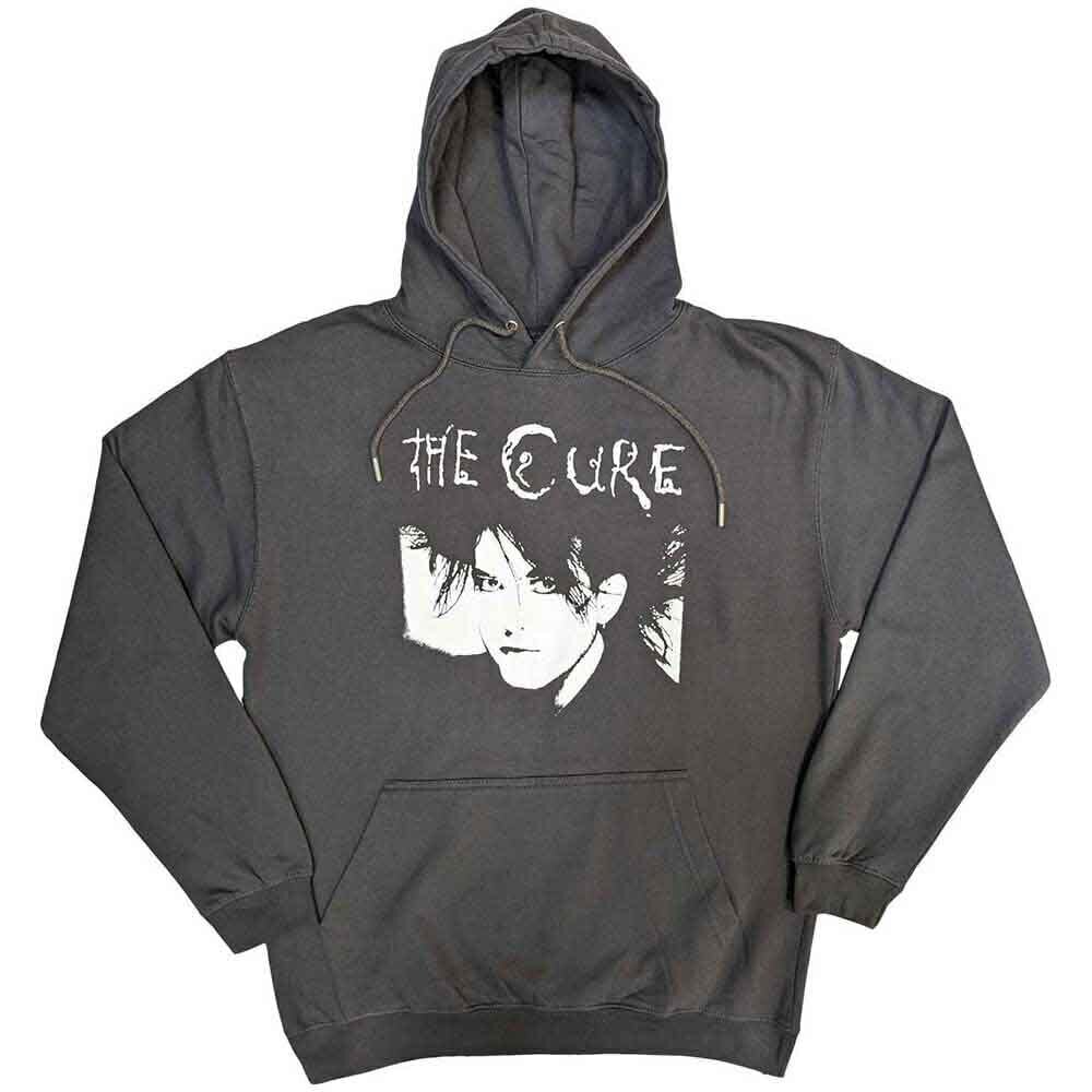 Hoodie The Cure Robert Illustration Grey L Hoodie