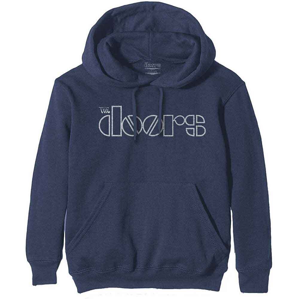 Hoodie The Doors Logo Navy Blue XL Hoodie