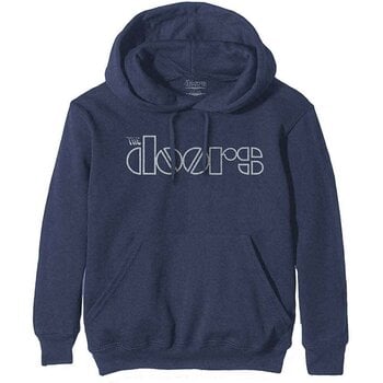 Hoodie The Doors Logo Navy Blue XL Hoodie - 1