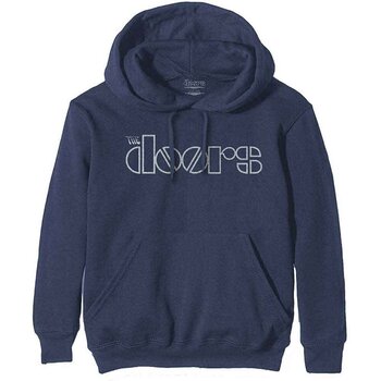 Hoodie The Doors Logo Navy Blue 2XL Hoodie - 1