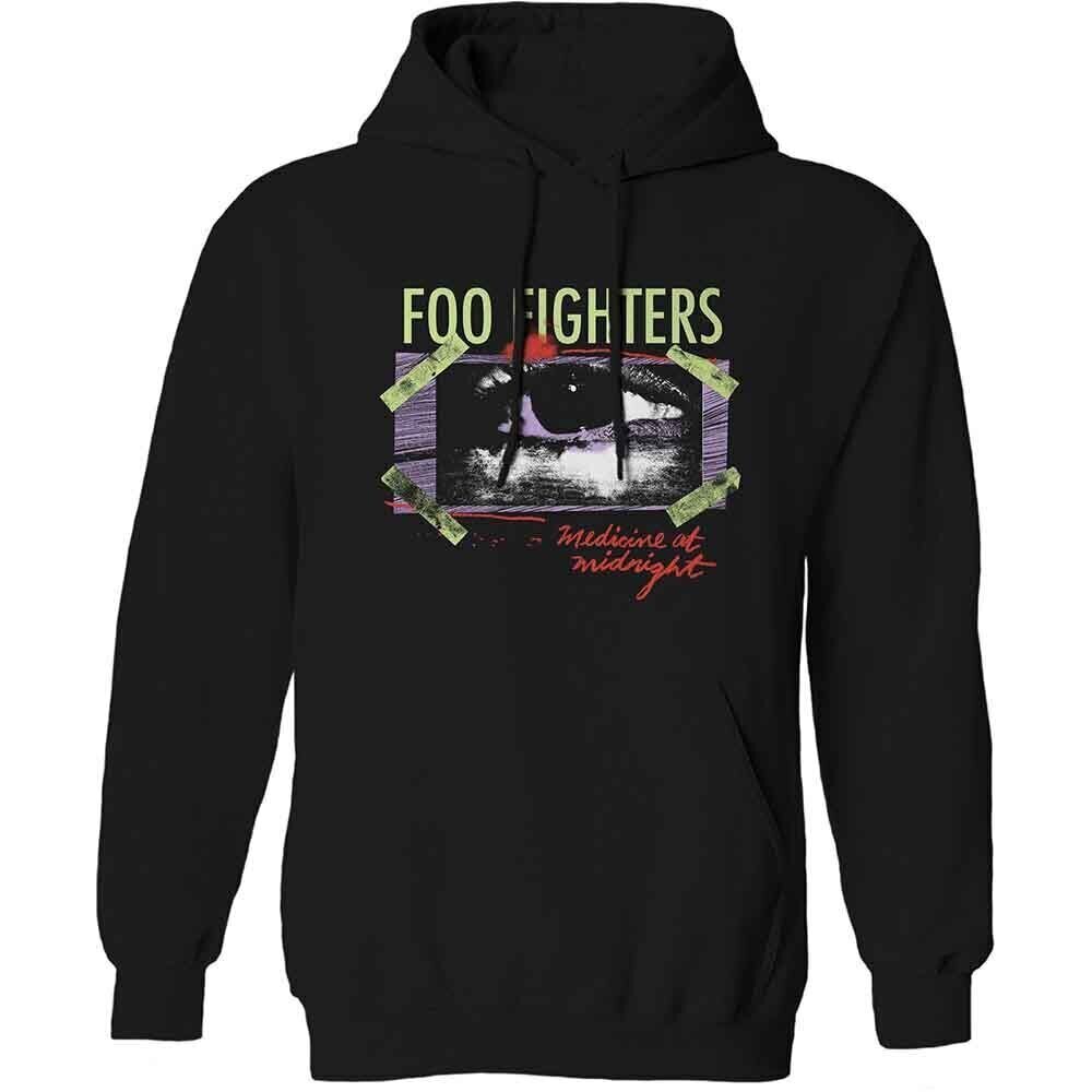 Hoodie Foo Fighters Medicine At Midnight Taped Black M Hoodie