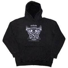 Hoodie Foo Fighters Everything Or Nothing At All Logo (Stone Wash) Charcoal Grey XL Hoodie