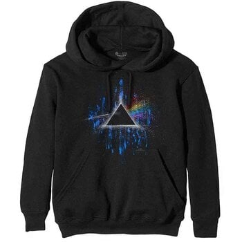 Hoodie Pink Floyd Dark Side of the Moon Blue Splatter Black 2XL Hoodie - 1