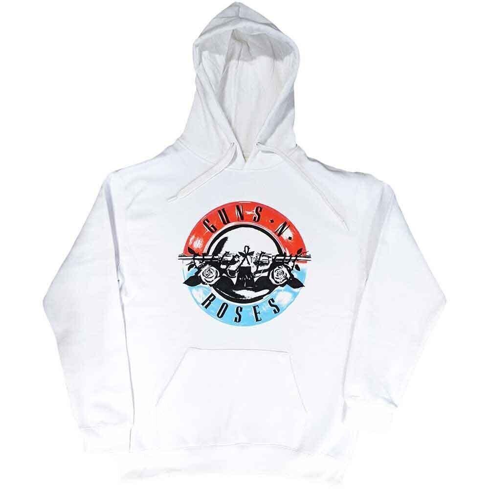 Mikina Guns N' Roses Motorcross Logo White L Mikina