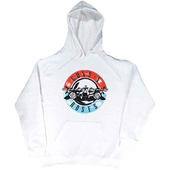 Mikina Guns N' Roses Motorcross Logo White L Mikina - 1