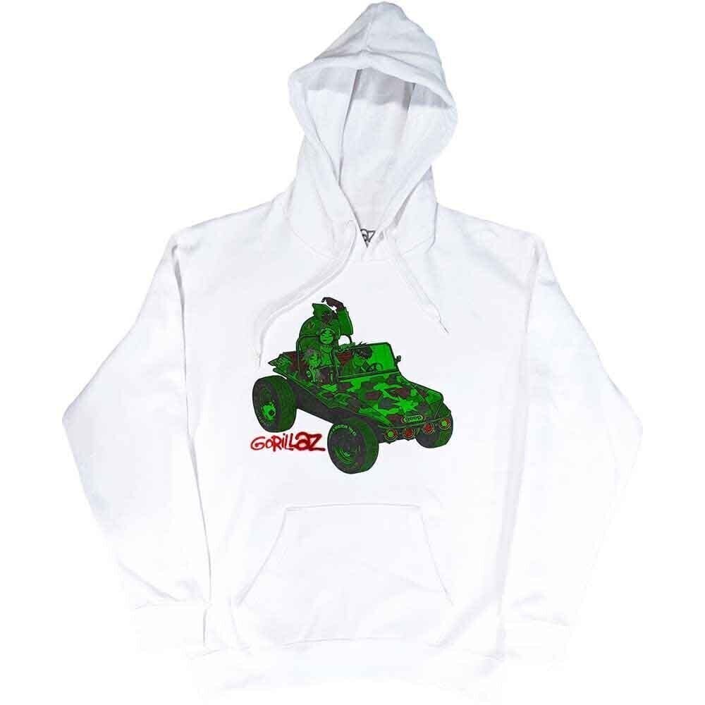 Majica Gorillaz Green Jeep White L Majica