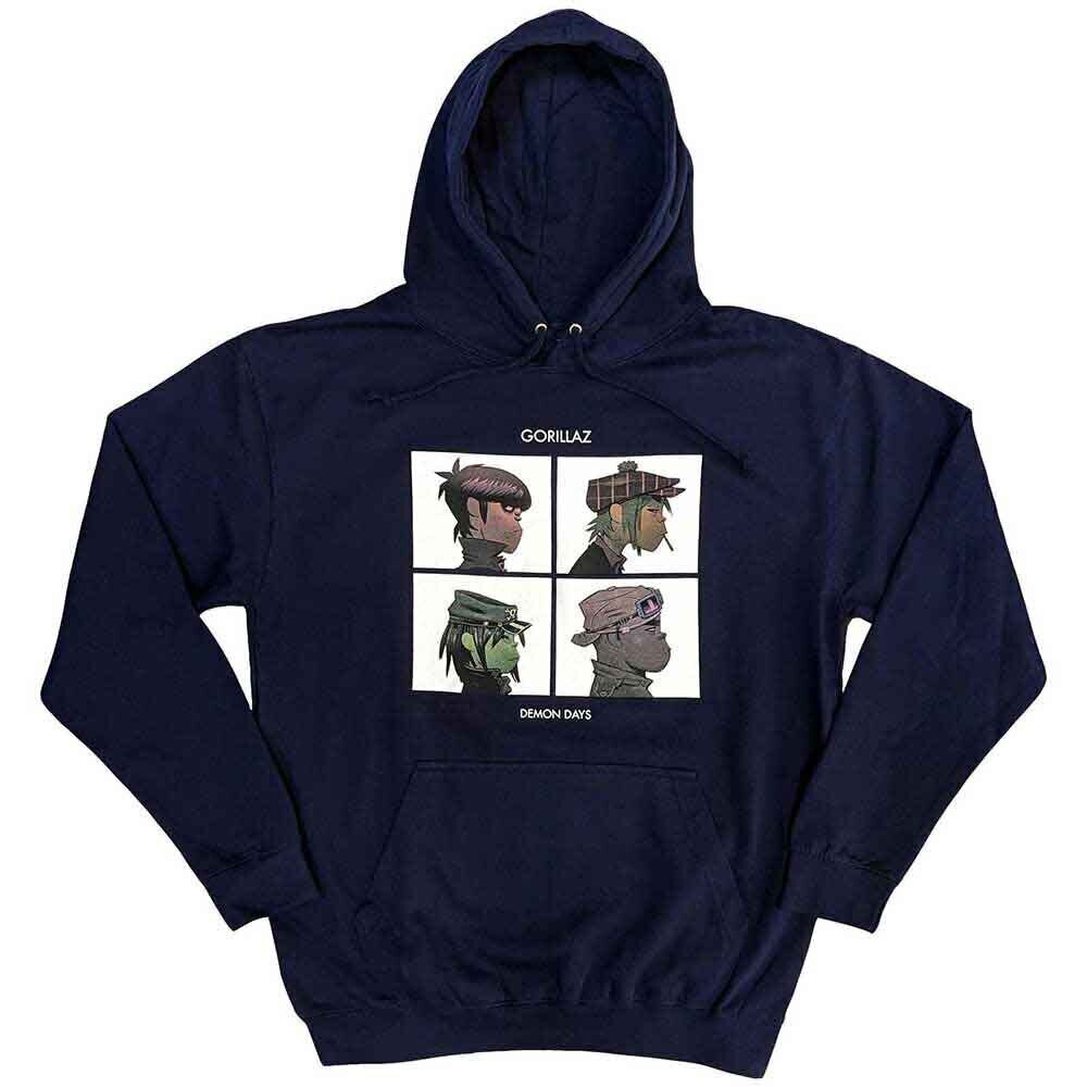 Hoodie Gorillaz Demon Days Navy Blue 2XL Hoodie