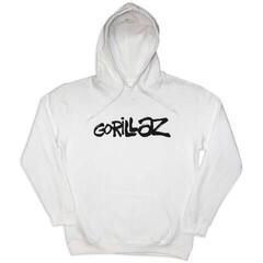 Hoodie Gorillaz Cracker Island (Back Print) White S Hoodie