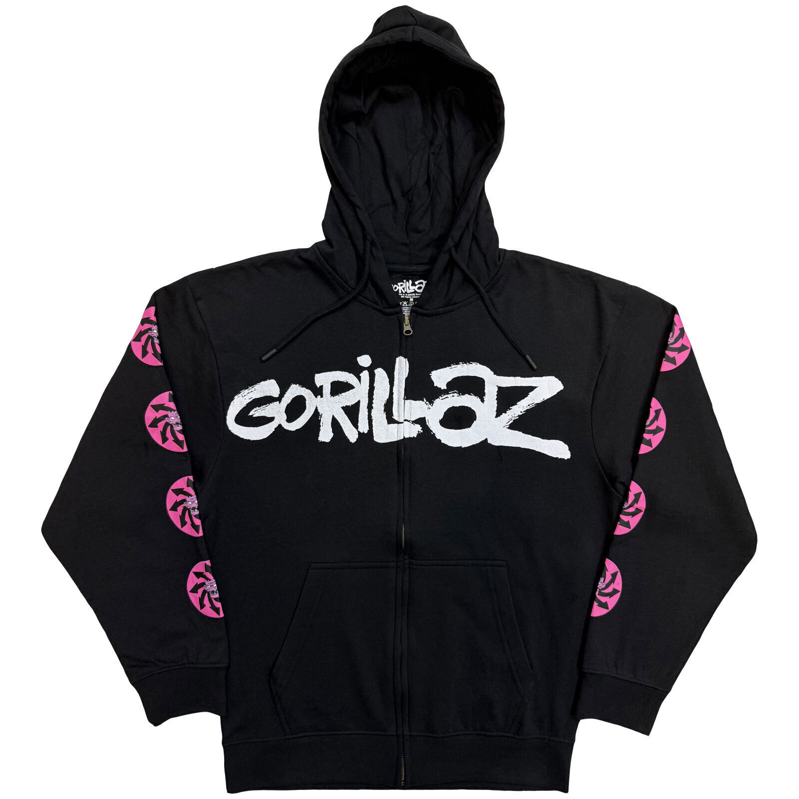 Hoodie Gorillaz Repeat Pazuzu Charcoal Grey 2XL Hoodie