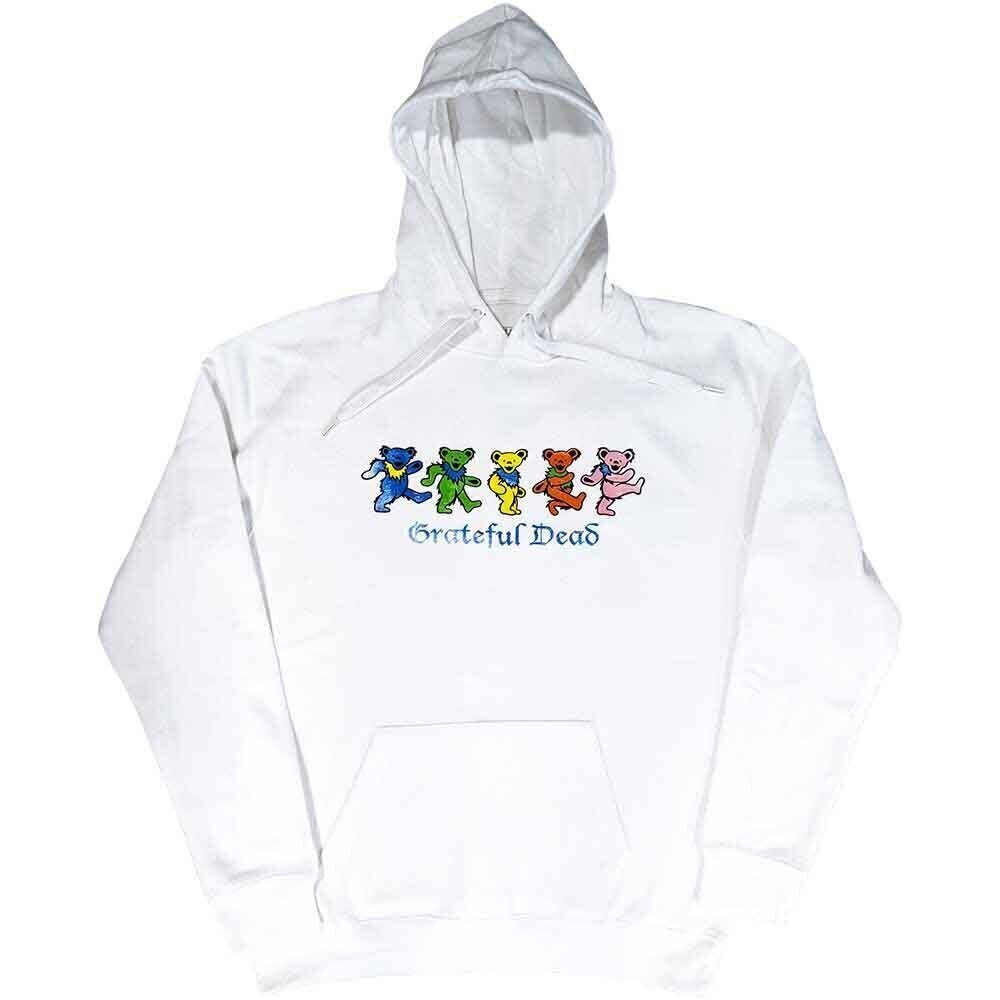 Hoodie Grateful Dead Dancing Bears White XL Hoodie