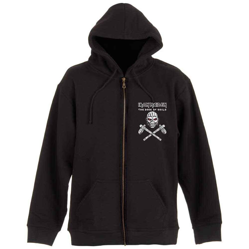 Hoodie Iron Maiden Eddie Axe (Back Print) Black 2XL Hoodie