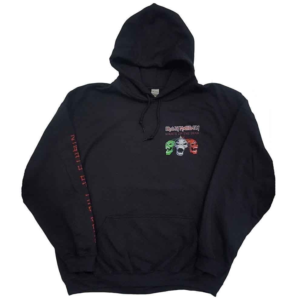 Hoodie Iron Maiden Nights Of The Dead (Back & Sleeve Print) Black L Hoodie