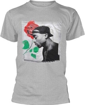 T-shirt 2Pac Rose Grey L T-shirt - 1