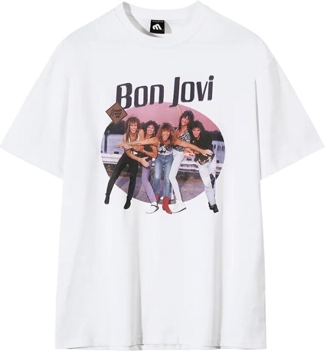 Shirt Bon Jovi Breakout Natural M Shirt