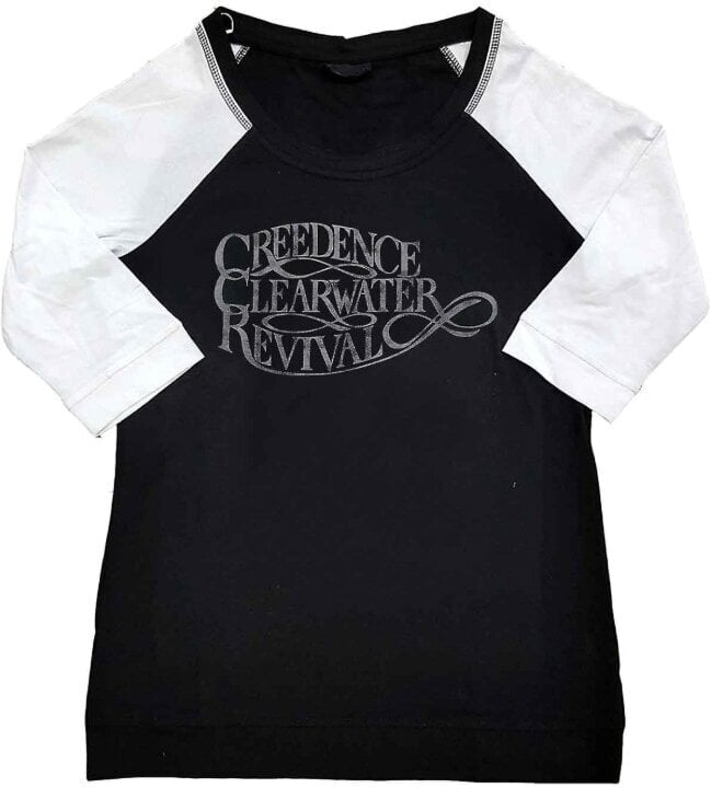 Koszulka Creedence Clearwater Revival Vintage Logo Black & White 4XL Damskie Koszulka