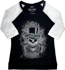 Tricou Guns N' Roses Faded Skull Black & White 3XL Damă Tricou