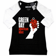 Tricou Green Day American Idiot Black & White 3XL Damă Tricou