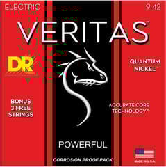 Sähkökitaran kielet DR Strings VTE-9 Veritas 6-Pack Sähkökitaran kielet