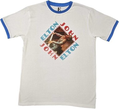T-shirt Elton John Piano Diamond White L T-shirt - 1