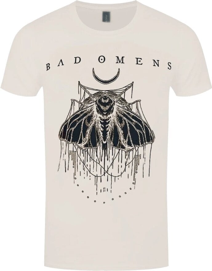 T-Shirt Bad Omens Moth Natural M T-Shirt